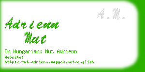 adrienn mut business card